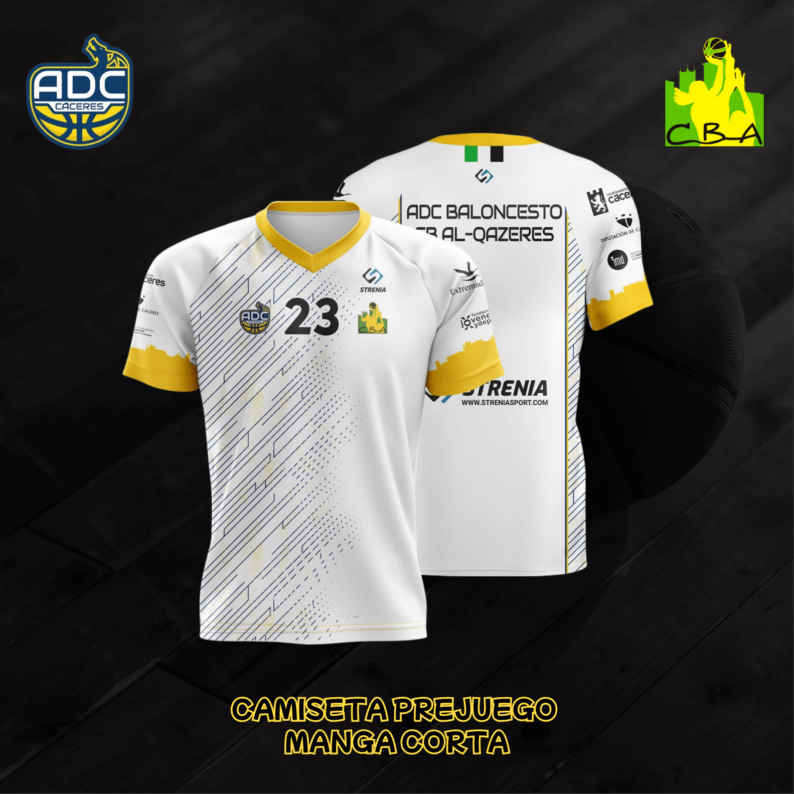 Camiseta prejuego manga corta