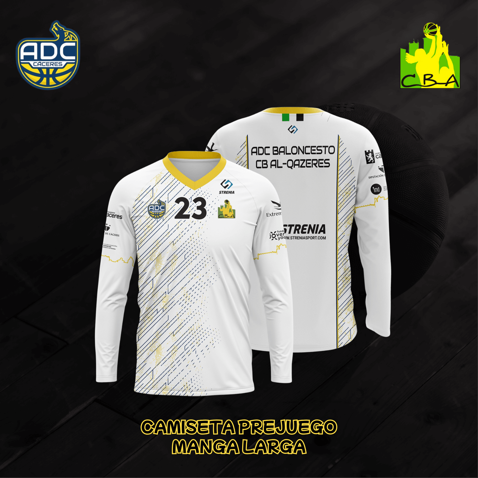 Camiseta prejuego manga larga